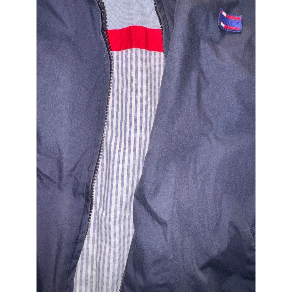 Bugle Boy‎ Classics Mens L Navy Yellow Red Zip Up Windbreaker Jacket